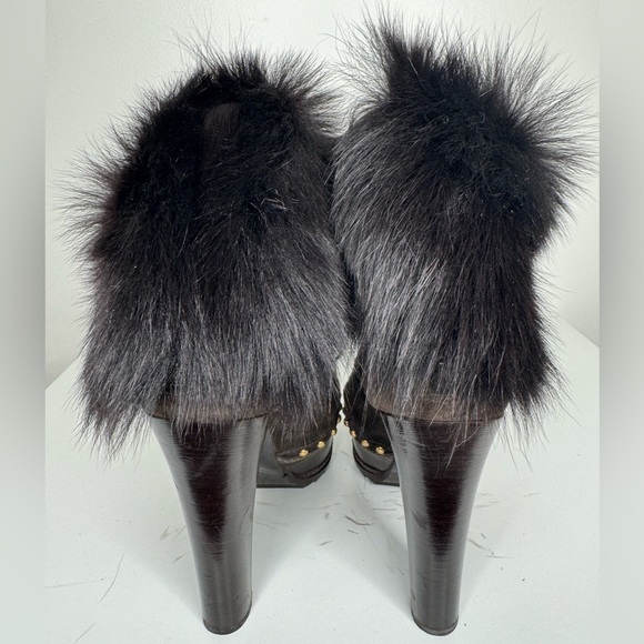 Prada Milano Platform Studded Fur and Suede Boots - Ultimate Luxury and Style - Picture 3 of 10